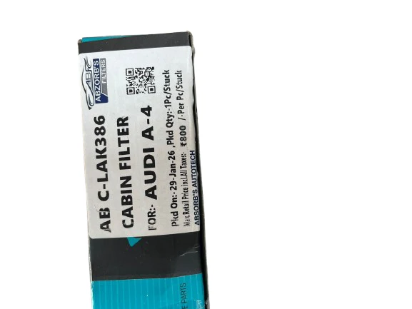 Audi A4 Cabin Air Filter Abzorb - Image 2
